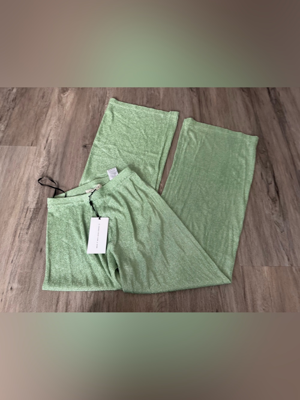 Sheldon Metallic Knit Pant in Sage
SEROYA